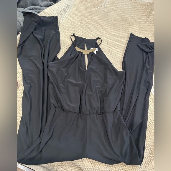 BISOU BISOU women's jumpsuit size 6 black casual - Picture 2 of 8